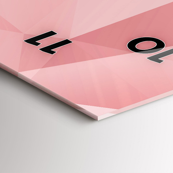 Vertikálne hodiny Abstrakcia trojuholníkov