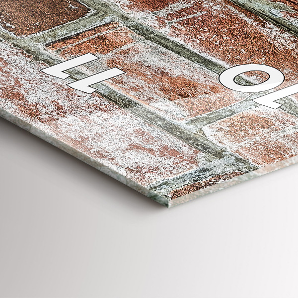 Vertikálne hodiny Tehlová stena