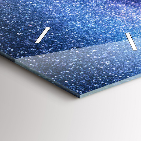 Vertikálne hodiny Mliečna dráha a hory