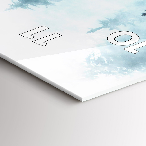 Vertikálne hodiny Hmlový les