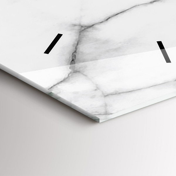 Vertikálne hodiny Dekoratívny mramor