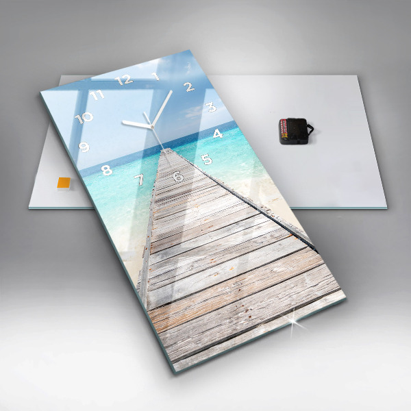 Vertikálne hodiny Tropický ostrov