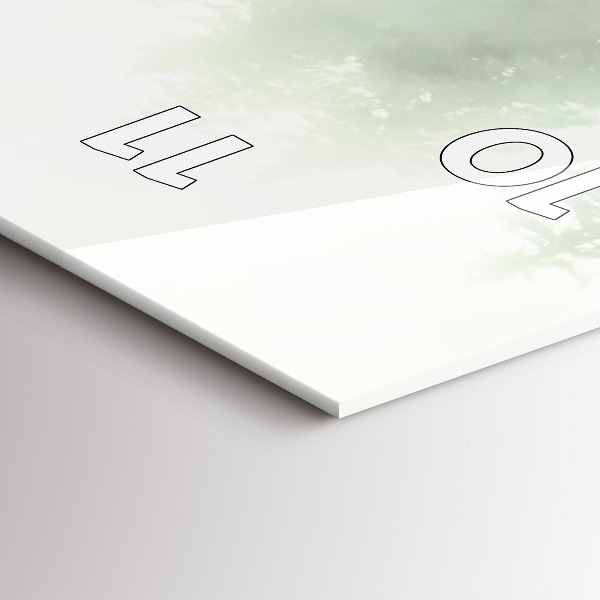 Vertikálne hodiny Hmlový les