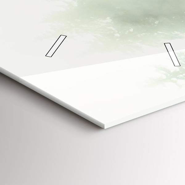 Vertikálne hodiny Hmlový les