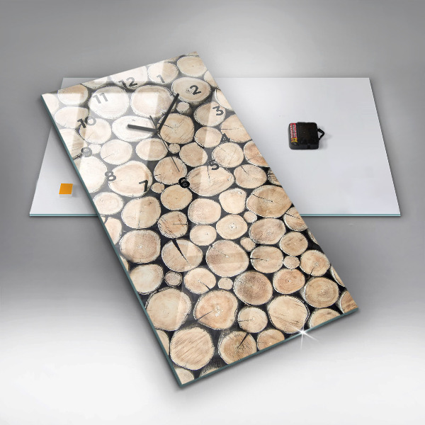 Vertikálne hodiny Odrežte pne stromov