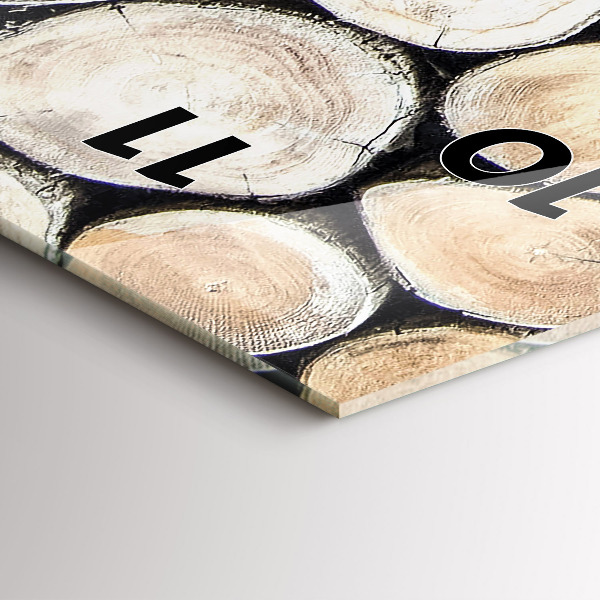 Vertikálne hodiny Odrežte pne stromov