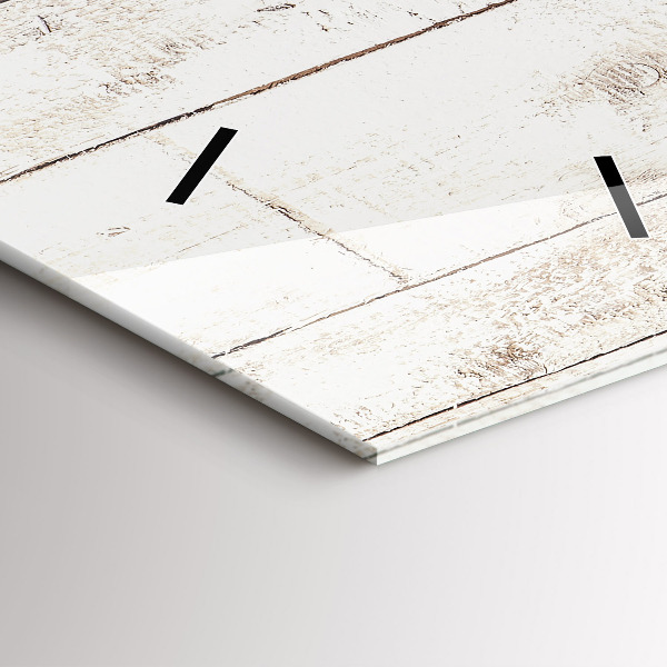 Vertikálne hodiny Svetlé drevené dosky