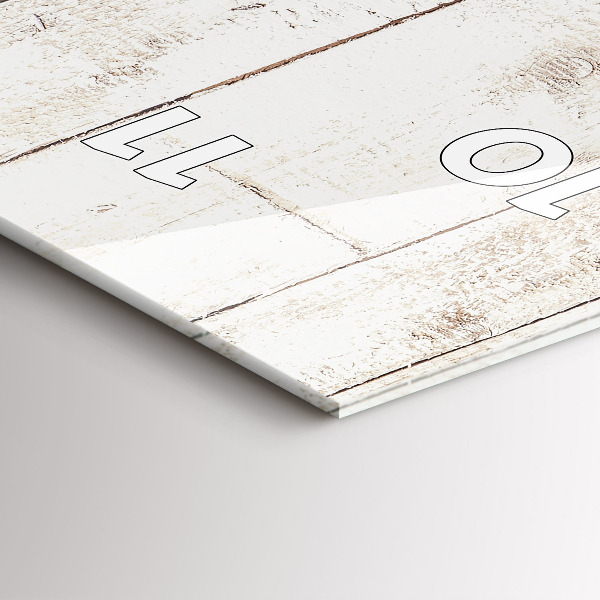 Vertikálne hodiny Svetlé drevené dosky