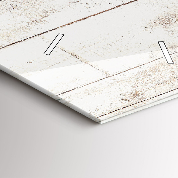 Vertikálne hodiny Svetlé drevené dosky