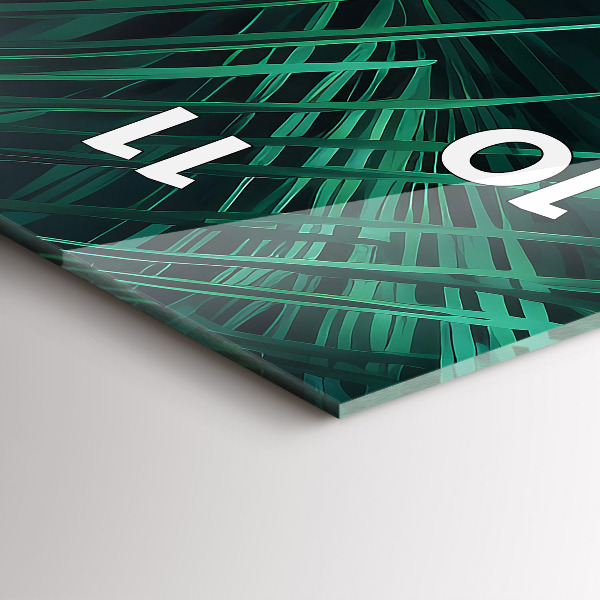 Vertikálne hodiny Tropické listy