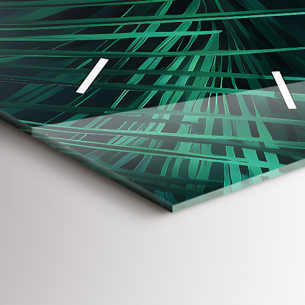 Vertikálne hodiny Tropické listy