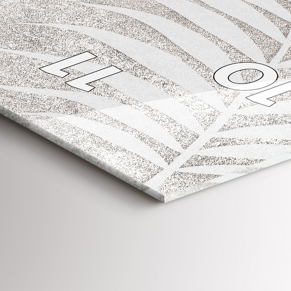 Vertikálne hodiny Palmový list