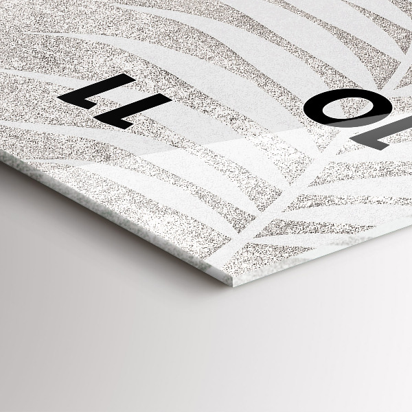 Vertikálne hodiny Palmový list