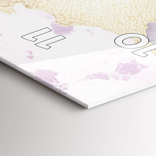 Vertikálne hodiny Pastelový mramor