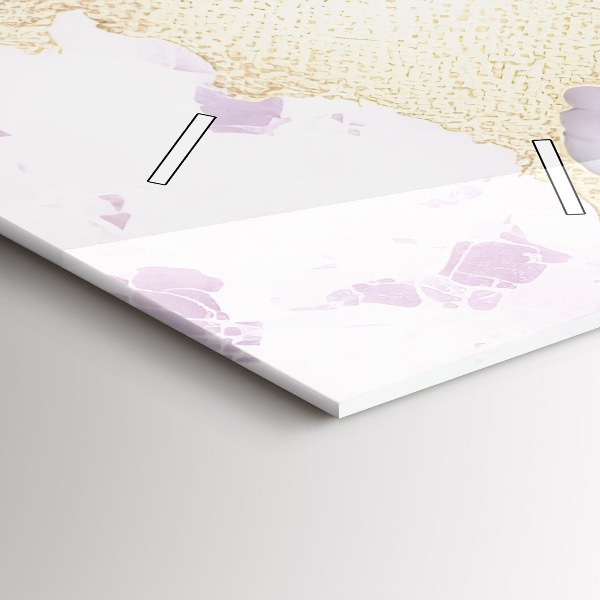 Vertikálne hodiny Pastelový mramor