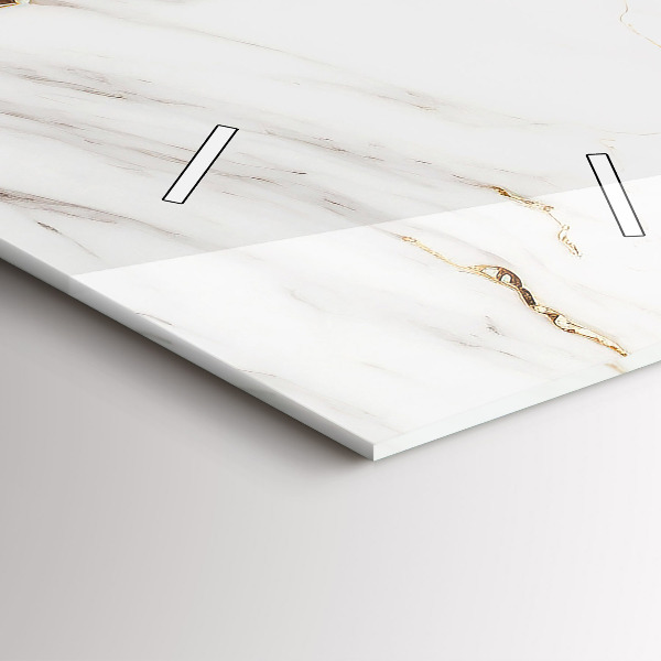 Vertikálne hodiny Dekoratívny mramor