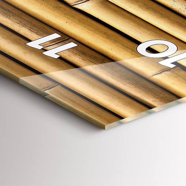 Vertikálne hodiny Bambusové palice