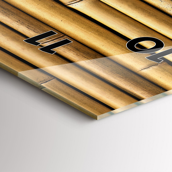 Vertikálne hodiny Bambusové palice