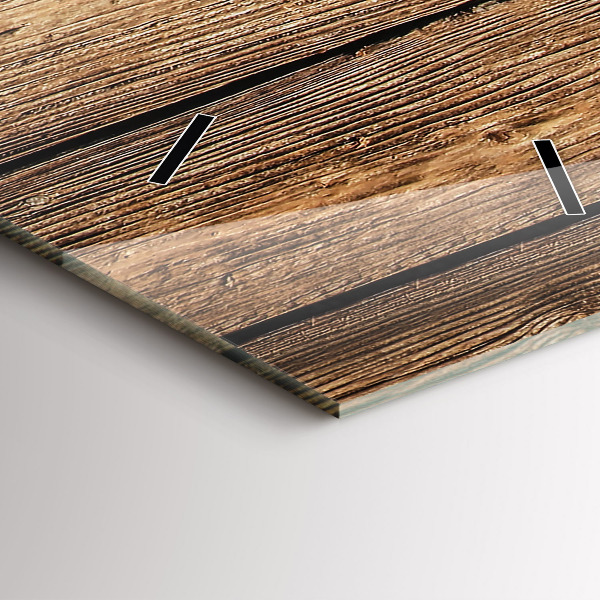 Vertikálne hodiny Drevené dosky