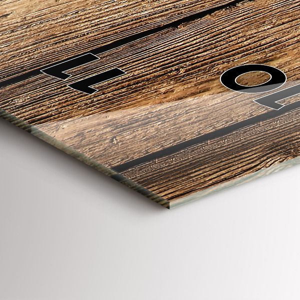 Vertikálne hodiny Drevené dosky