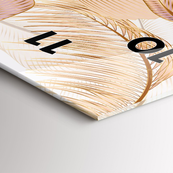 Vertikálne hodiny Vzor listov prírody