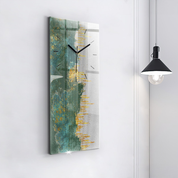 Vertikálne hodiny Dekoratívny vzor