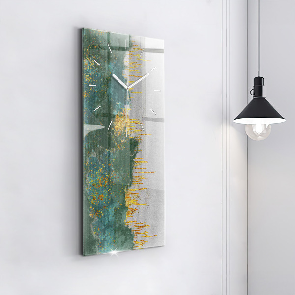 Vertikálne hodiny Dekoratívny vzor