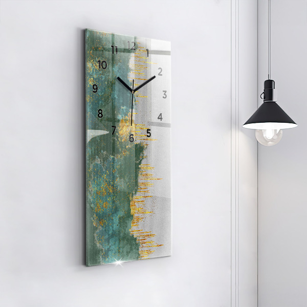 Vertikálne hodiny Dekoratívny vzor