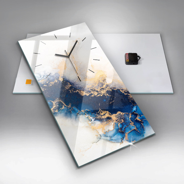 Vertikálne hodiny Mramorový vzor