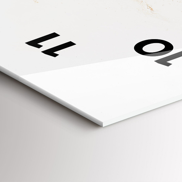 Vertikálne hodiny Mramorový vzor