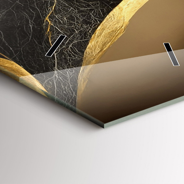 Vertikálne hodiny Elegantná abstrakcia