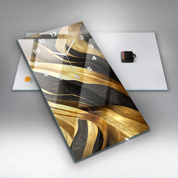 Vertikálne hodiny Elegantná abstrakcia