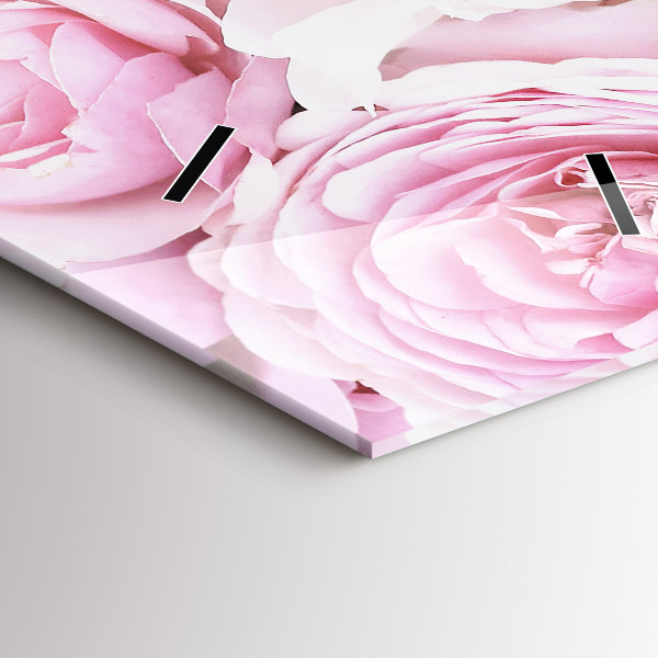 Vertikálne hodiny Dekoratívne kvety