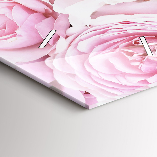 Vertikálne hodiny Dekoratívne kvety