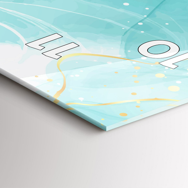 Vertikálne hodiny Mramorová abstrakcia