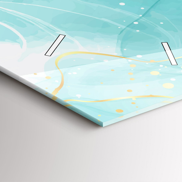 Vertikálne hodiny Mramorová abstrakcia