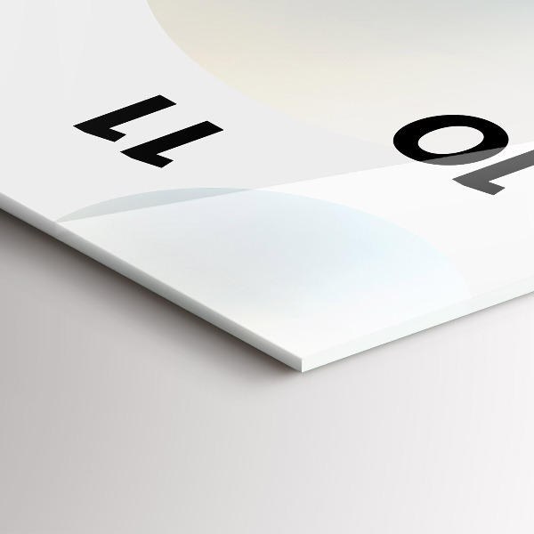 Vertikálne hodiny Abstrakce gule