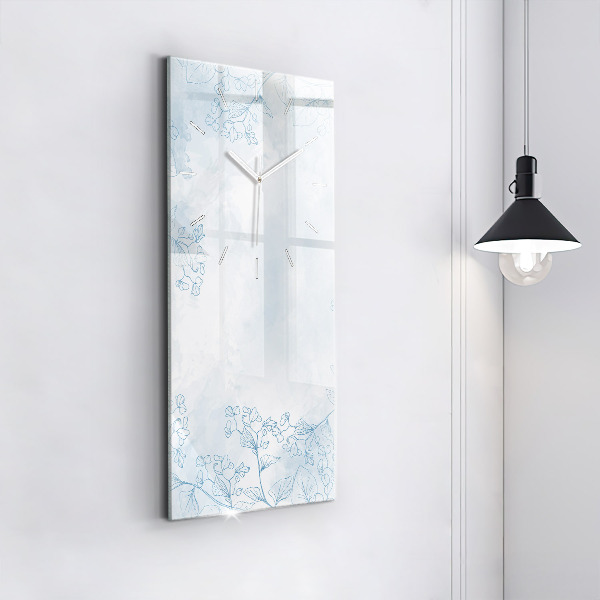 Vertikálne hodiny Náčrt rastliny