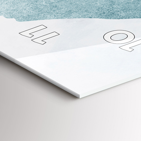 Vertikálne hodiny Abstraktná veľryba