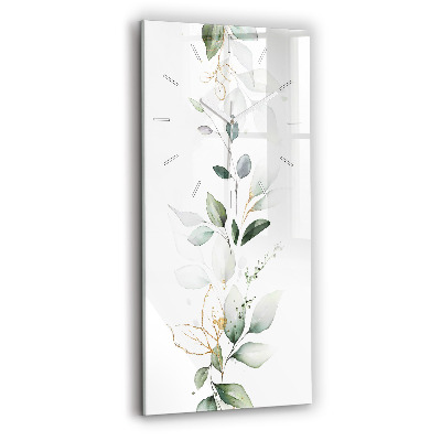 Vertikálne hodiny Listy abstrakcie