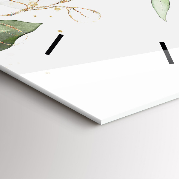 Vertikálne hodiny Listy abstrakcie