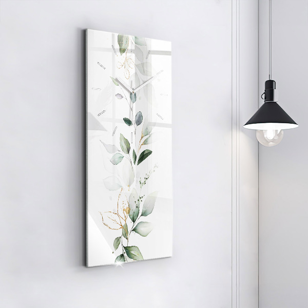 Vertikálne hodiny Listy abstrakcie