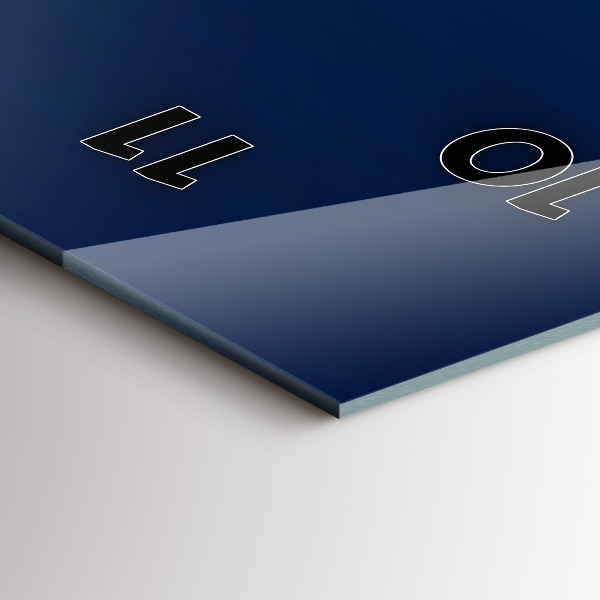 Vertikálne hodiny Ornamentálna abstrakcia