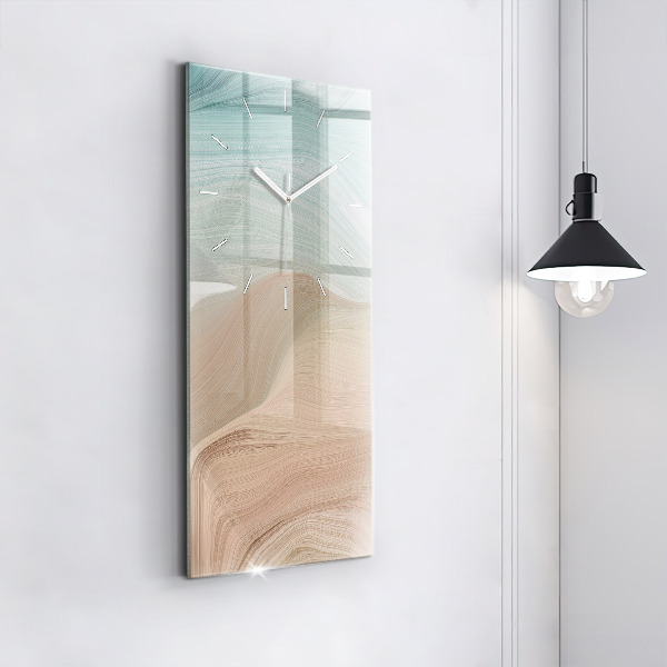 Vertikálne hodiny Vlnová abstrakcia