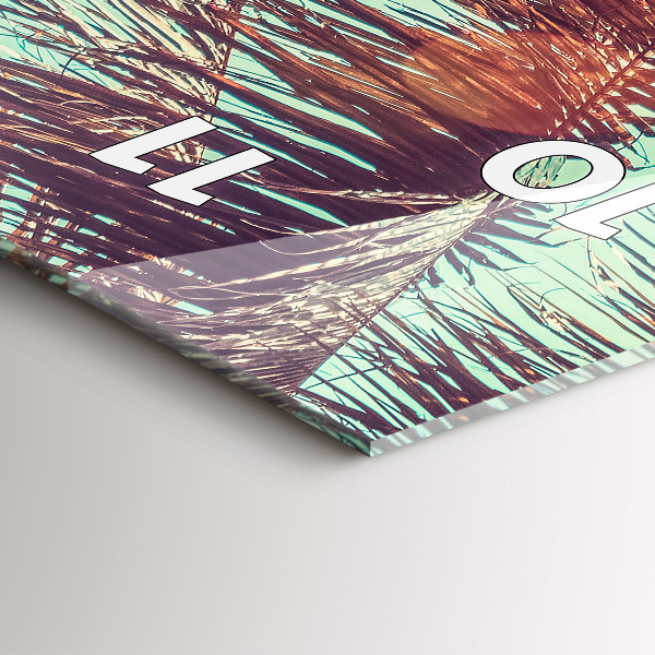 Vertikálne hodiny Tropické palmy