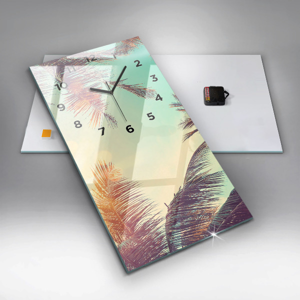 Vertikálne hodiny Tropické palmy