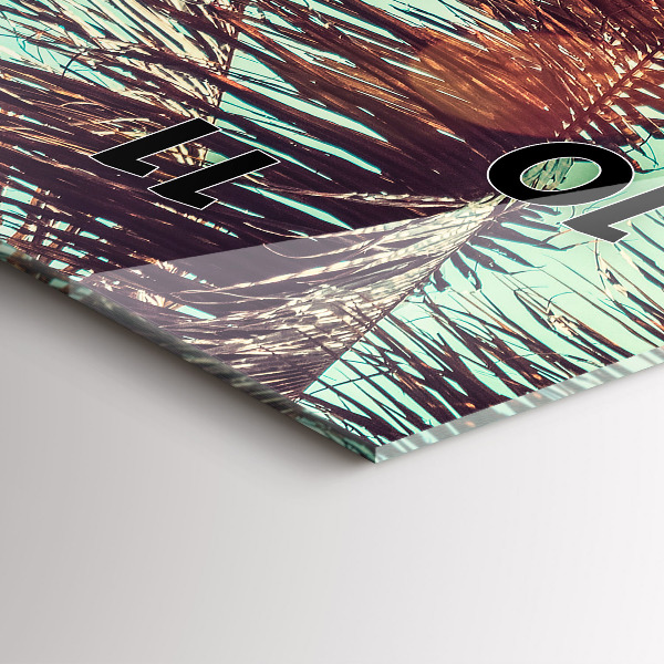 Vertikálne hodiny Tropické palmy