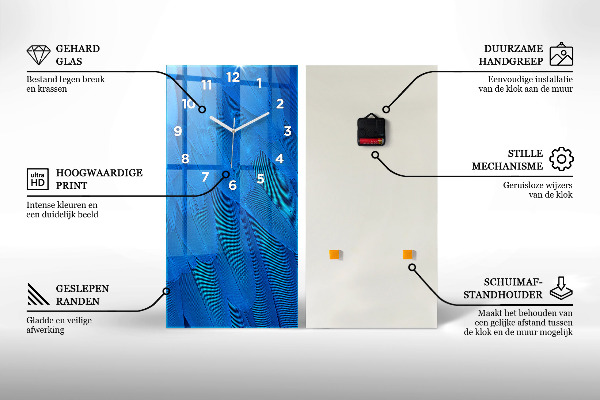 Vertikálne hodiny Drevené svetelné dosky