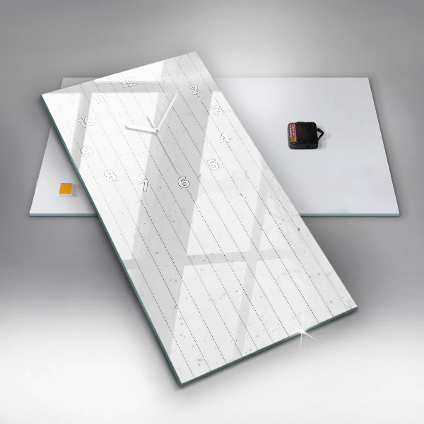 Vertikálne hodiny Vzor drevených panelov