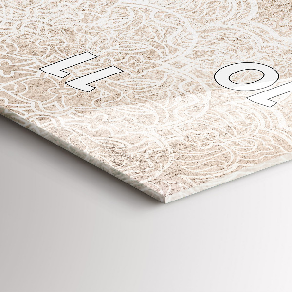 Vertikálne hodiny Dekoratívny vzor